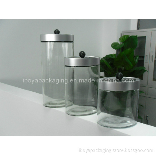 Large Glass Storage Jars with Butterfly Lids